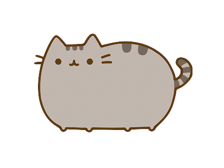 Pusheen standing top